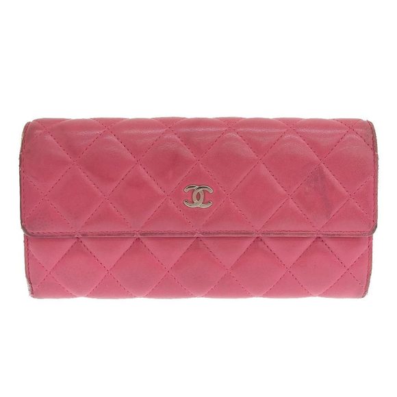 Chanel Matelasse long wallet pink series - Picture 1 of 6